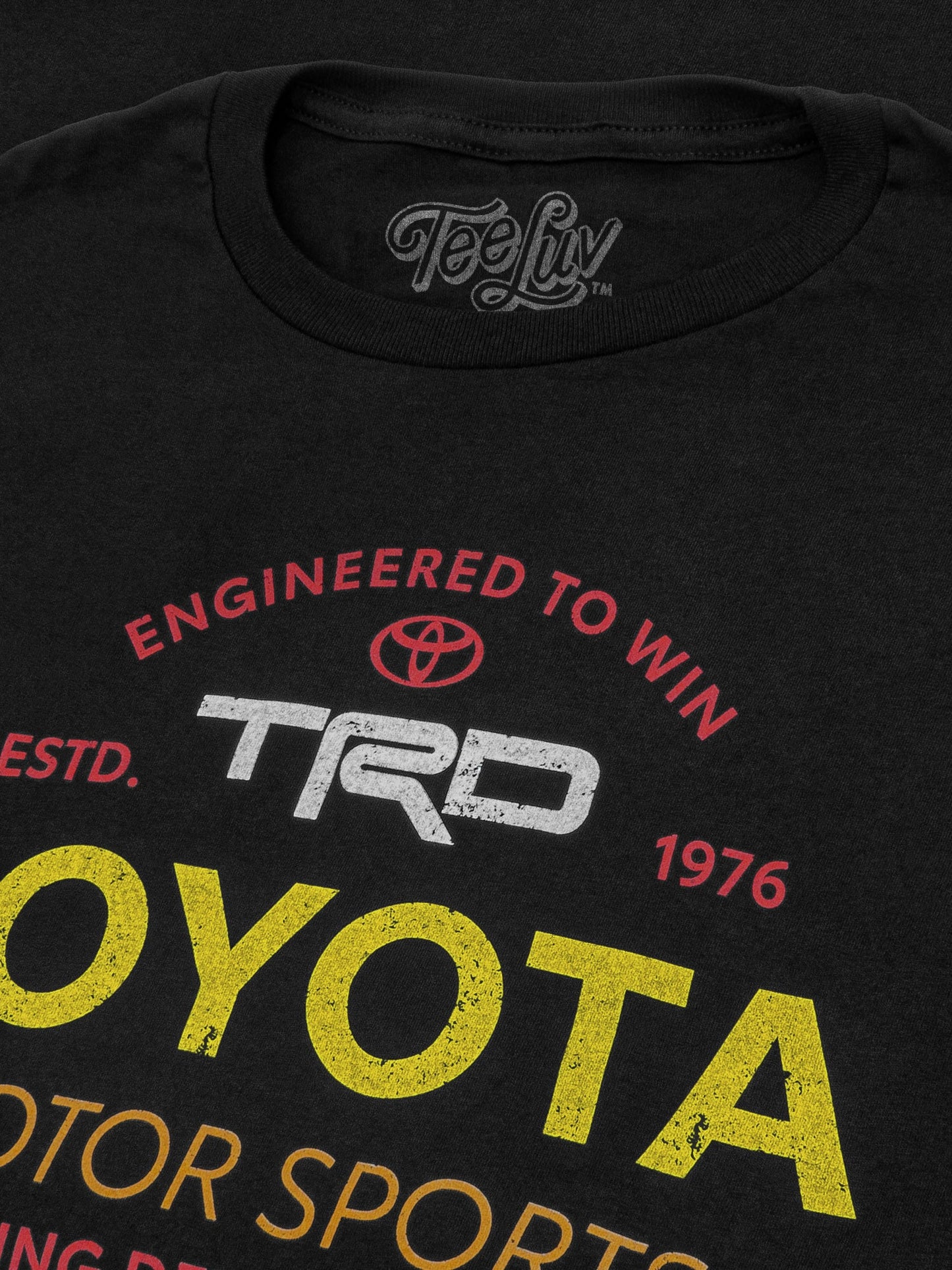 Toyota TRD Motor Sports Racing Development Mens T Shirt Officially Licensed Black