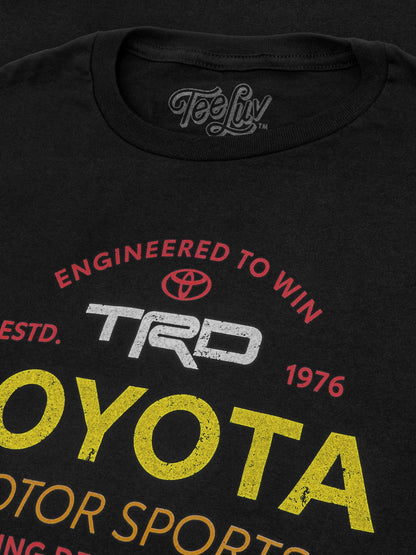 Toyota TRD Motor Sports Racing Development Mens T Shirt Officially Licensed Black