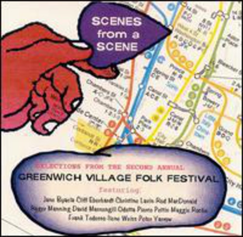 the album cover for Greenwich Village Folk Festival - Second Annual Greenwich Folk Festival