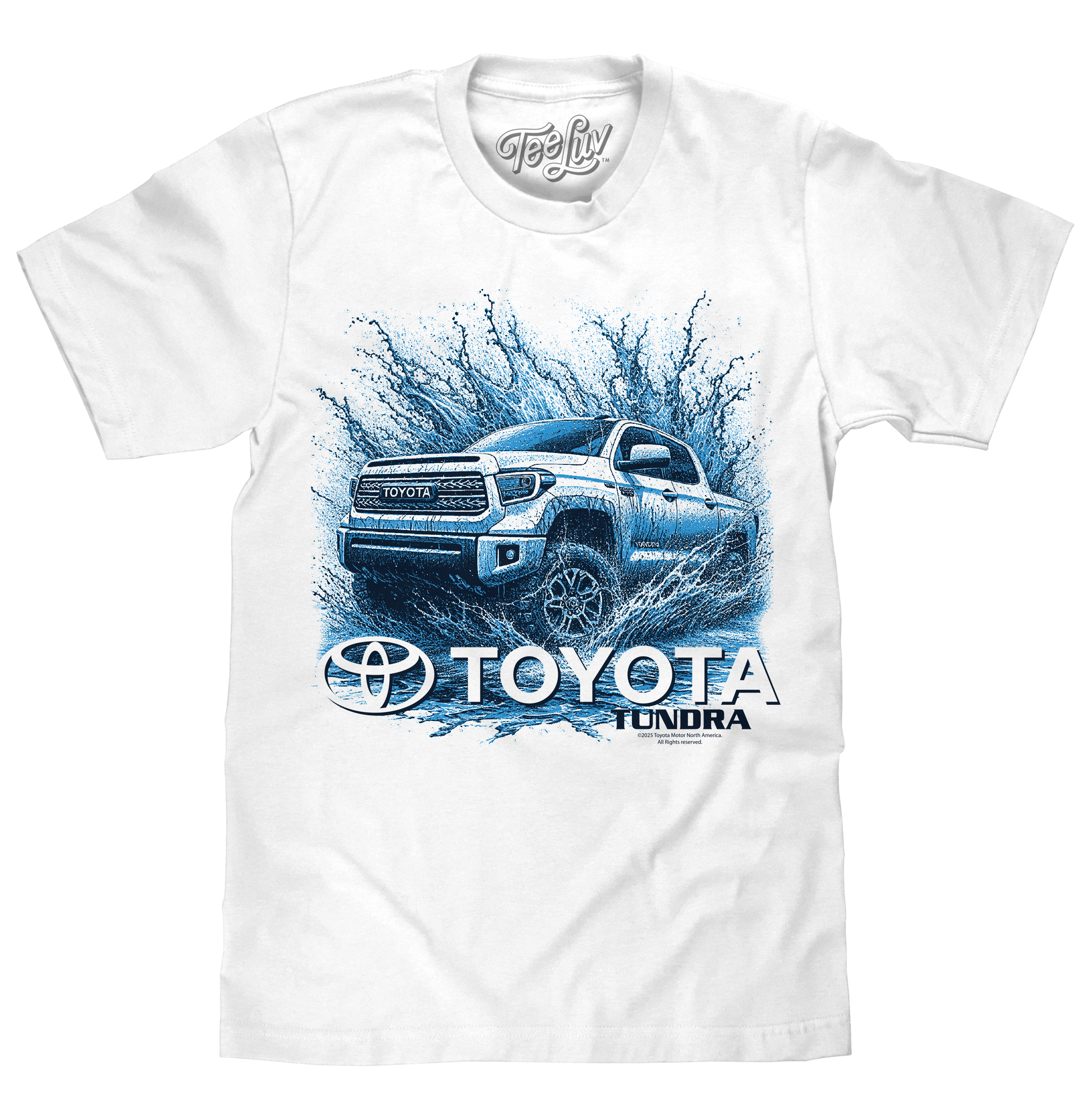 Toyota Tundra Pickup Truck Mens T Shirt Officially Licensed White