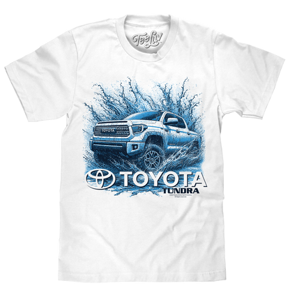 Toyota Tundra Pickup Truck Mens T Shirt Officially Licensed White
