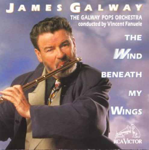 the album cover for James Galway - Wind Beneath My Wings