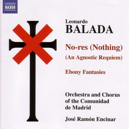 the album cover for JosÃ© RamÃ³n Encinar - No-Res / Ebony Fantasies / Cantata