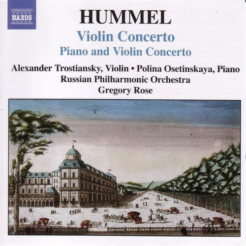 the album cover for Alexander Trostiansky - Violin Concerto