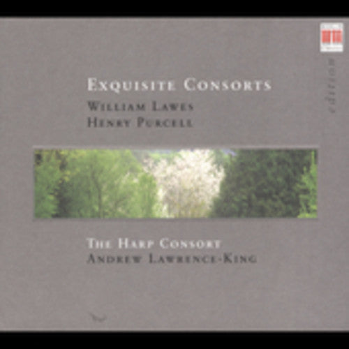 the album cover for Lawes/Purcell - Exquisite Consorts