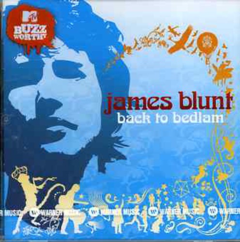 the album cover for James Blunt - Back to Bedlam