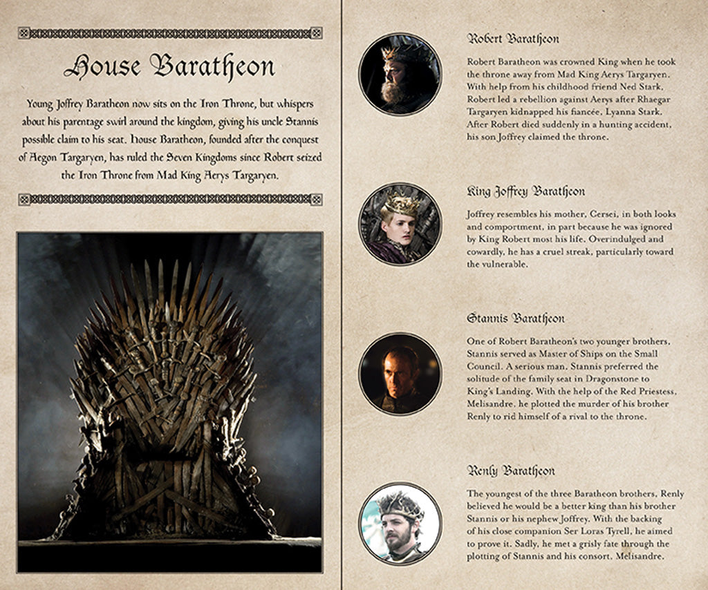 Game of Thrones: House Baratheon Hardcover Ruled Journal (Large)