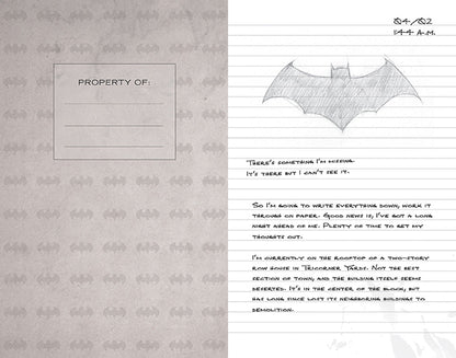 Batman Hardcover Ruled Journal