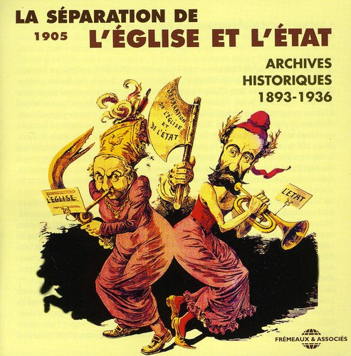 the album cover for La Separation Des Eglises Et D - La Separation Des Eglises Et De L'etat 1893-1936