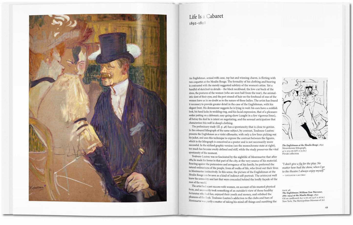 Toulouse-Lautrec (English) Book