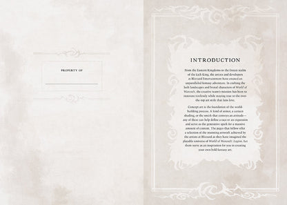 World of Warcraft: Legion Hardcover Blank Sketchbook