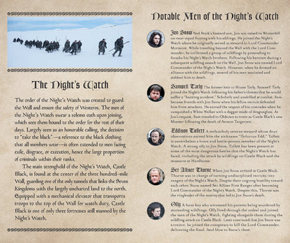 Game of Thrones: The Night's Watch Hardcover Ruled Journal