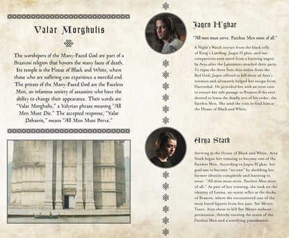 Game of Thrones: Valar Morghulis Hardcover Ruled Journal