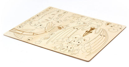 IncrediBuilds: DreamWorks Dragons Book and 3D Wood Model