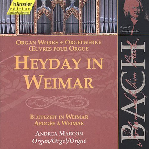 the album cover for J.S. Bach - Heyday in Weimar