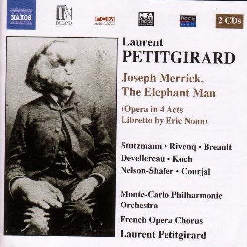 the album cover for Laurent Petitgirard - Joseph Merrick the Elephant Man