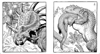 Dinosaurs: A Coloring Book by William Stout
