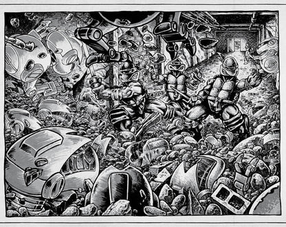 Teenage Mutant Ninja Turtles: Classic Hardcover Ruled Journal