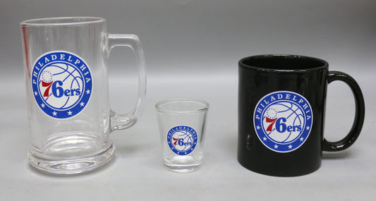Philadelphia 76ers 3-Piece Glassware Gift Set
