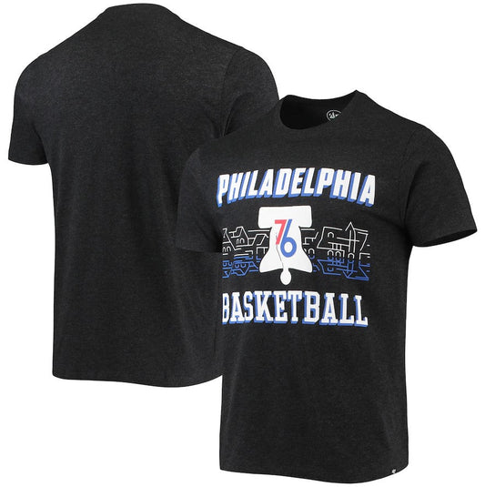 Philadelphia 76ers '47 City Edition Black Club T-Shirt