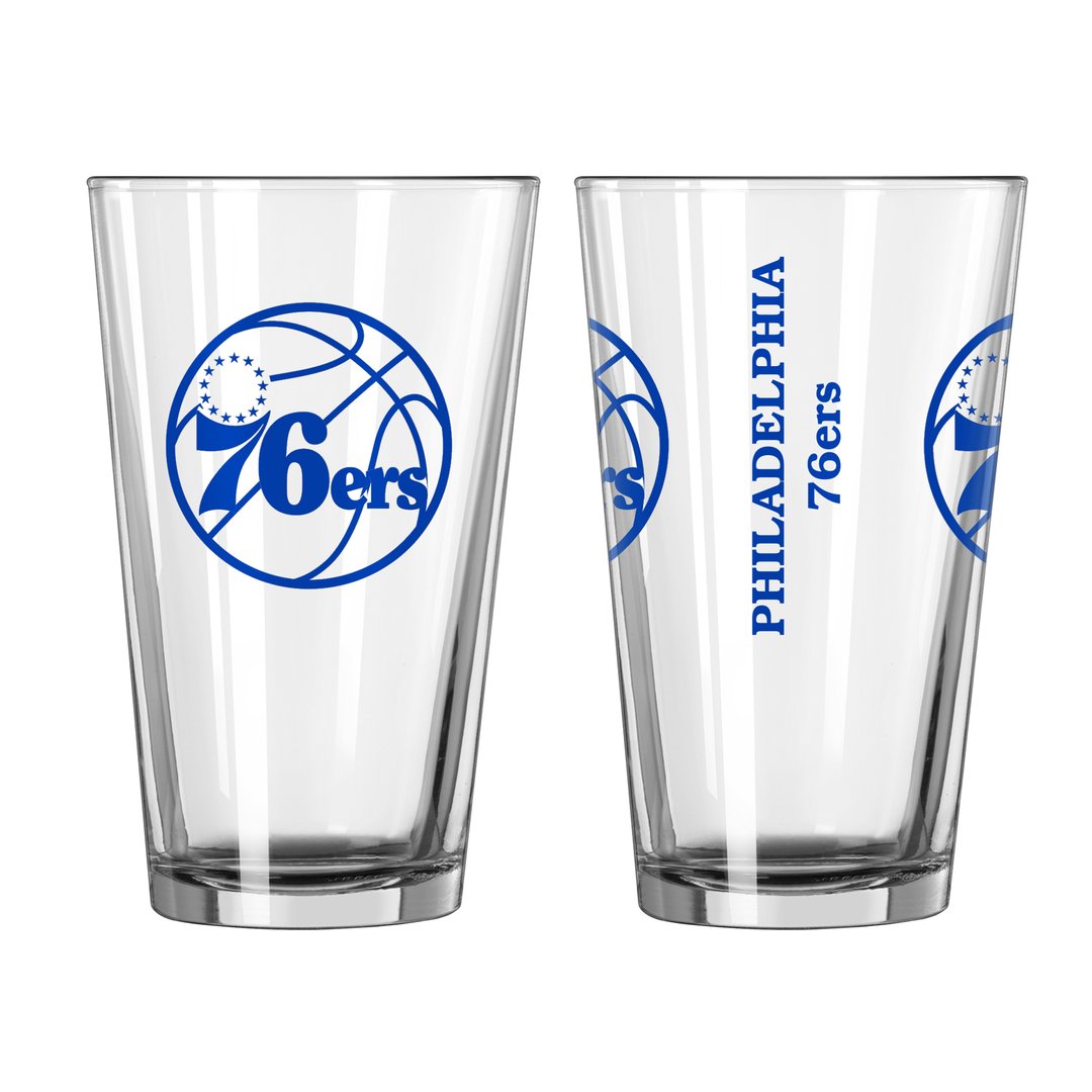 Philadelphia 76ers Game Day Pint Glass