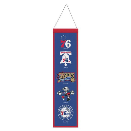 Philadelphia 76ers 8" x 32" Wool Banner