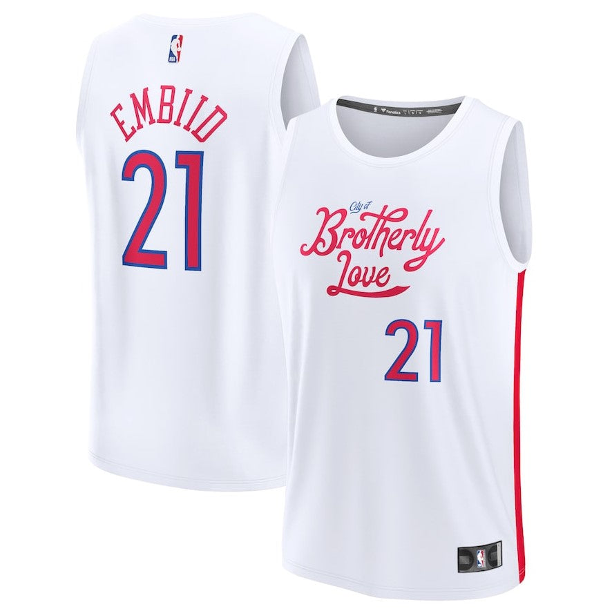 Joel Embiid Philadelphia 76ers 2022-23 City Edition Jersey