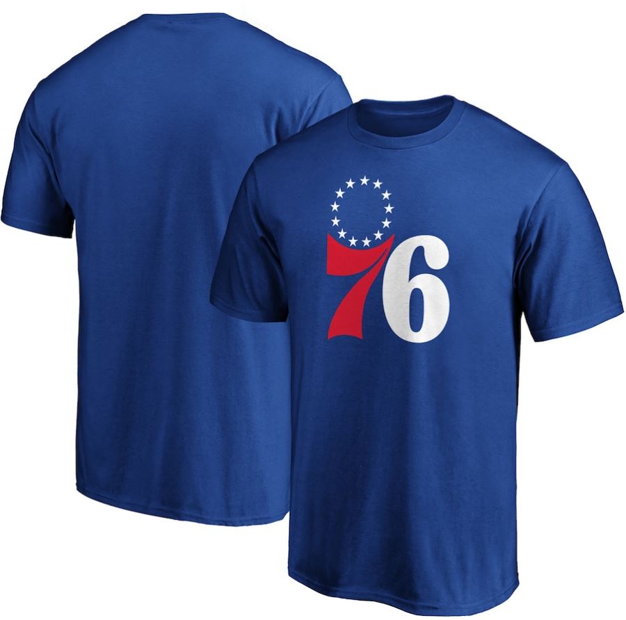 Philadelphia 76ers Royal Primary Team Logo T-Shirt