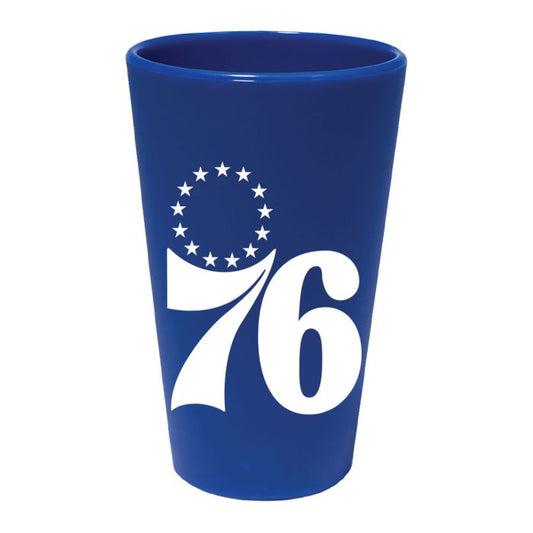 Philadelphia 76ers 16 oz Team Color Silicone Pint Glass