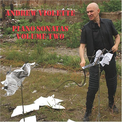 the album cover for Andrew Violette - Piano Sonatas 02