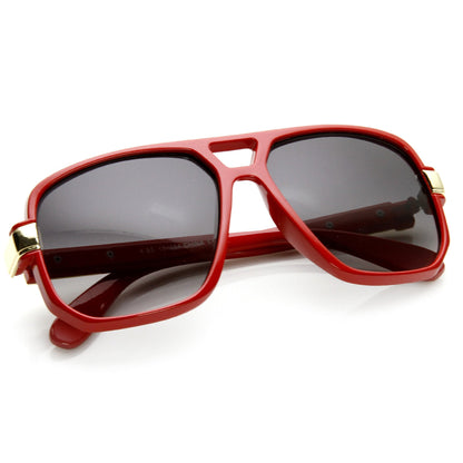 Retro 1980's Fashion Disco Square Aviator Sunglasses 9260