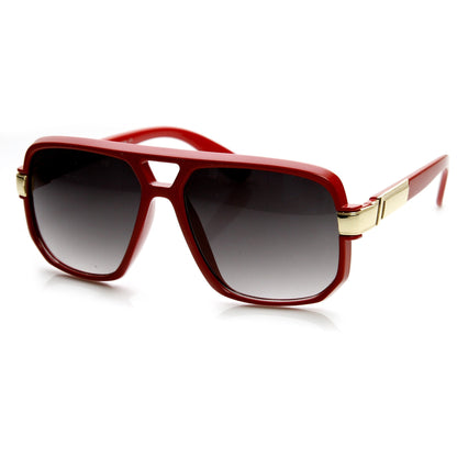 Retro 1980's Fashion Disco Square Aviator Sunglasses 9260