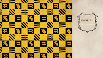 Harry Potter: Hufflepuff Ruled Pocket Journal
