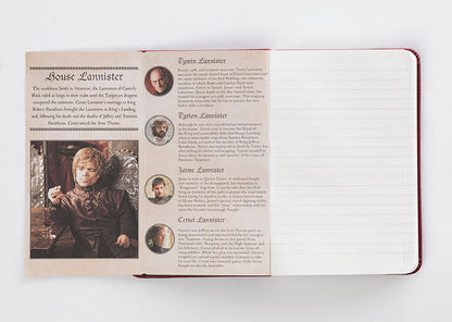 Game of Thrones: House Lannister Ruled Pocket Journal