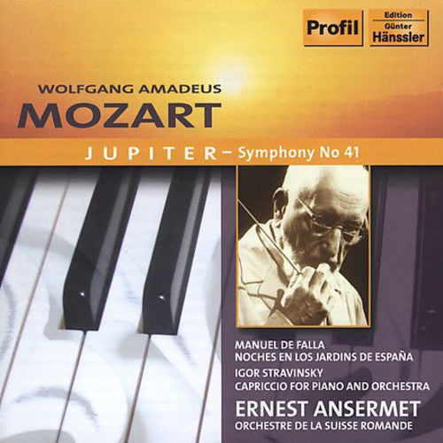 Mozart / Stravinsky / Ansermet / Orch Suisse - Symphony 41: Jupiter / Capriccio - Music CD