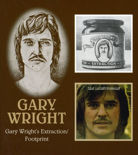 the album cover for Gary Wright - Extraction/Footprint [Import]