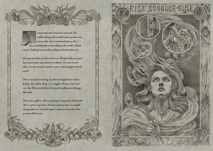 Court of the Dead Hardcover Blank Sketchbook
