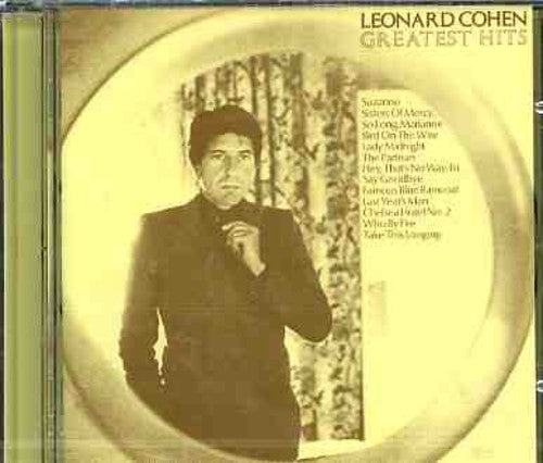 the album cover for Leonard Cohen - Greatest Hits