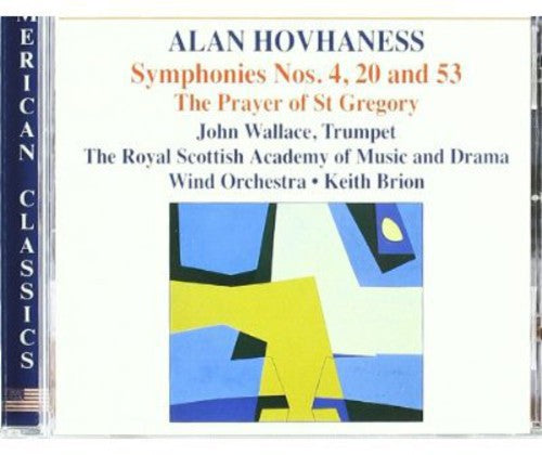 Hovhaness / Royal Scottish Academy / Brion - Symphonies Nos. 4 20 & 53 - Music CD