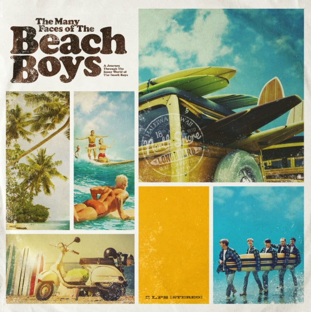 Various Artists - Many Faces Of Beach Boys (2LP/Yellow/Blue Transparent Marbled Vinyl/Import) Vinyl Record