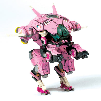 IncrediBuilds: Overwatch: D.Va's MEKA 3D Wood Model and Poster
