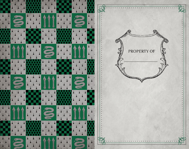 Harry Potter: Slytherin Ruled Notebook