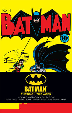DC Comics: Batman Through the Ages Pocket Notebook Collection (Set of 3)