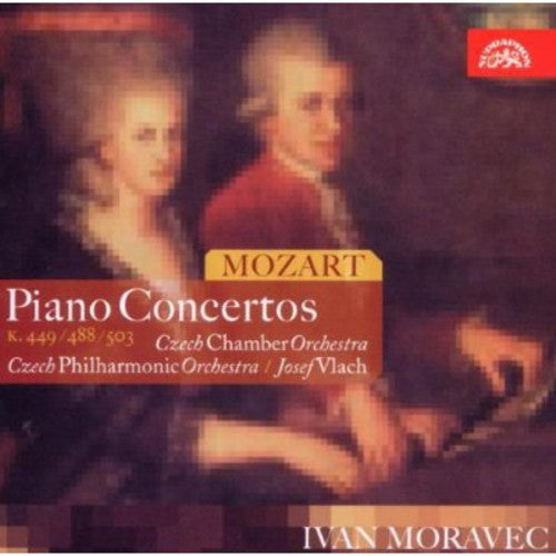 the album cover for Ivan Moravec - Piano Concertos