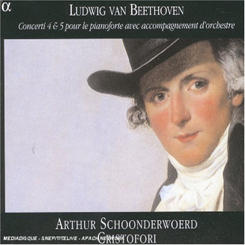 the album cover for Arthur Schoonderwoerd - Piano Concerto 4&5