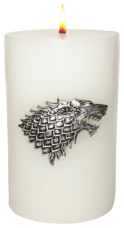 Game of Thrones: House Stark Large Sculpted Sigil Candle