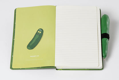 Rick and Morty: Pickle Rick Hardcover Ruled Journal With Pen