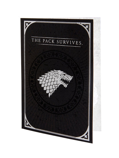 Game of Thrones: Direwolf Signature Pop-Up Card