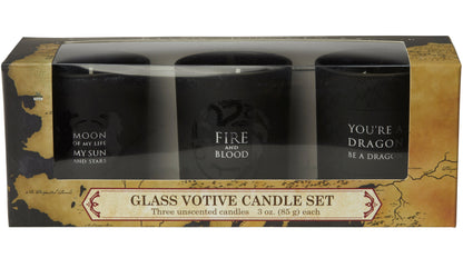 Game of Thrones: Glass Votive Candle Set