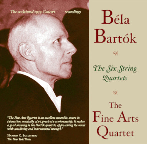 the album cover for Fine Arts Quartet - Six String Quartets